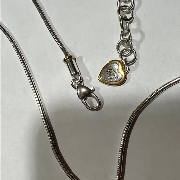 Brighton Silver and Gold Charm Necklace - Picture 3 of 4